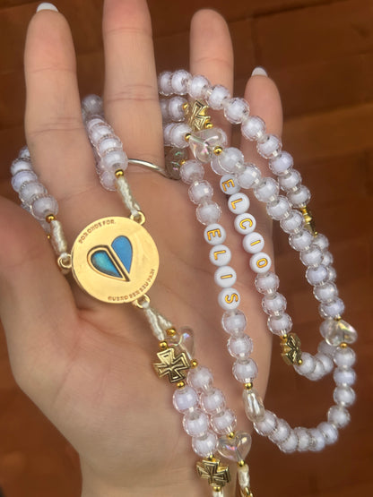 Terço de Casal Personalizado
