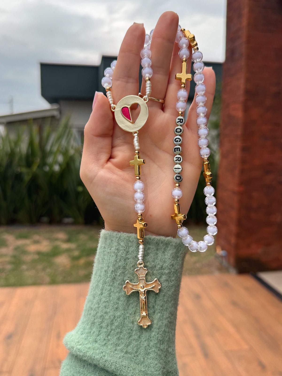 Terço de Casal Personalizado