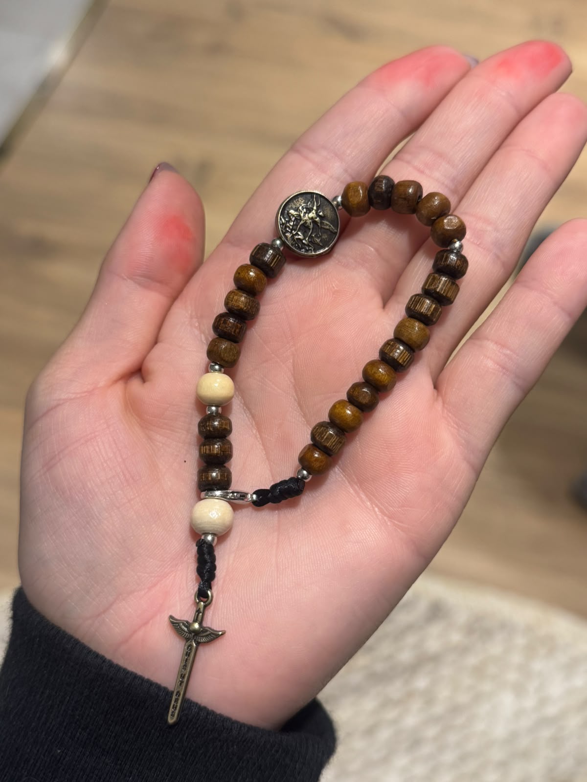Pulseira São Miguel Arcanjo | Madeira