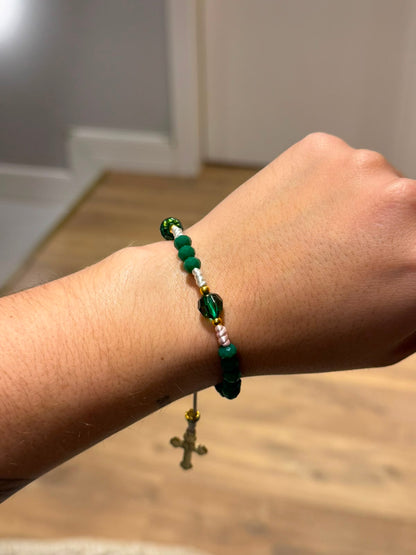 Pulseira São Bento | Cristal Verde