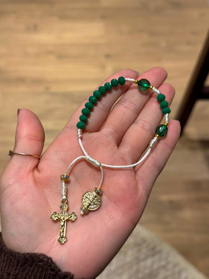Pulseira São Bento | Cristal Verde