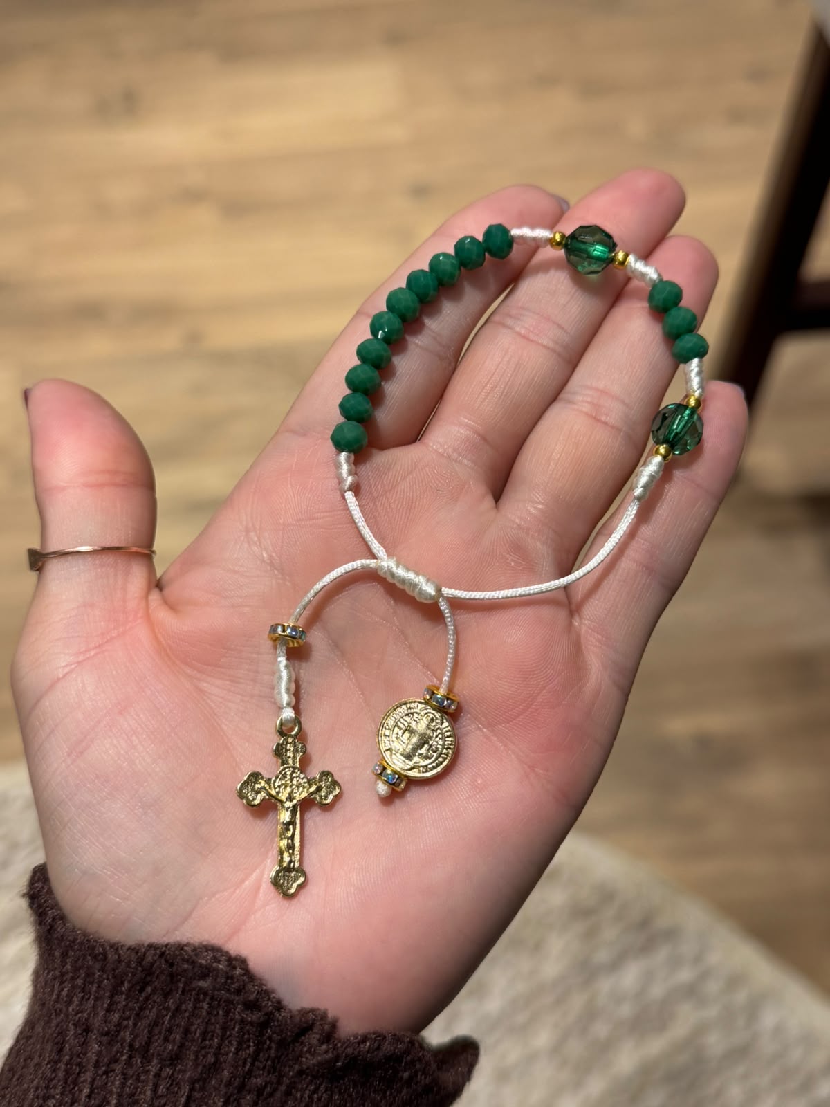 Pulseira São Bento | Cristal Verde
