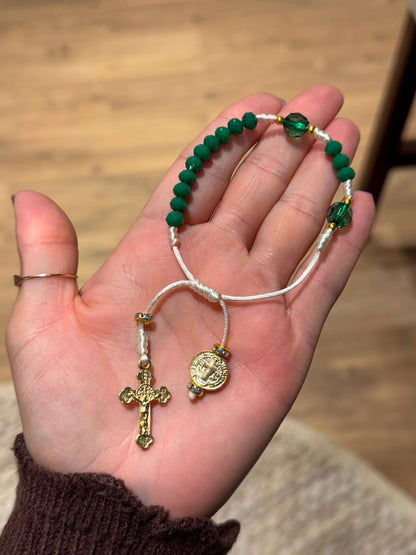 Pulseira São Bento | Cristal Verde