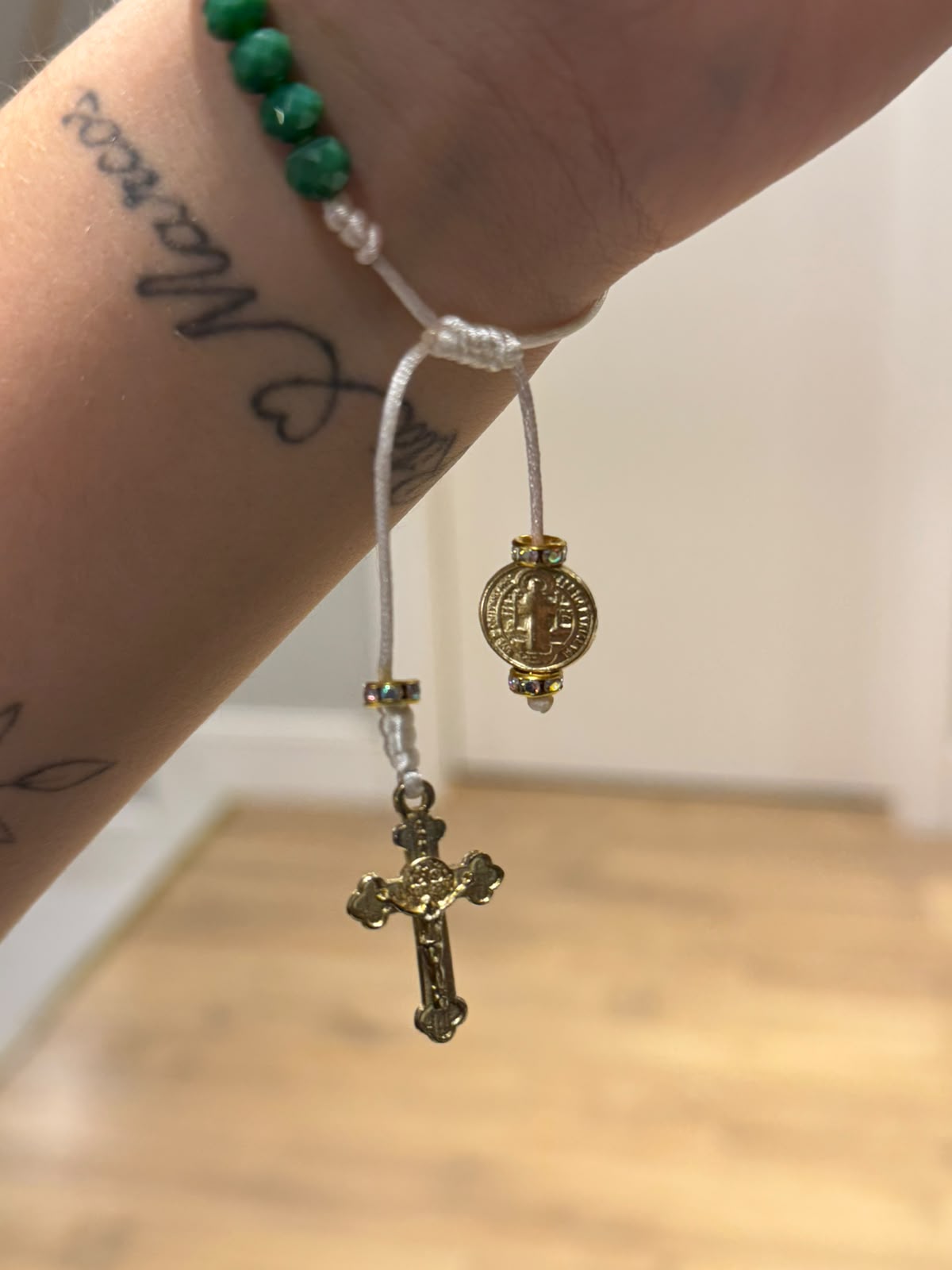Pulseira São Bento | Cristal Verde