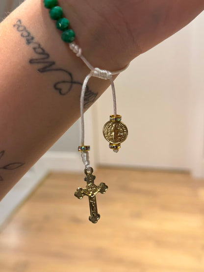 Pulseira São Bento | Cristal Verde