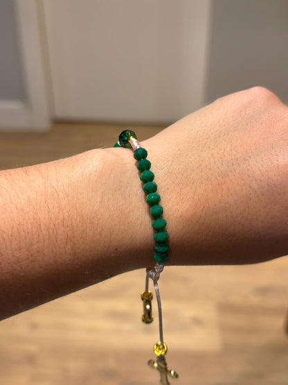 Pulseira São Bento | Cristal Verde